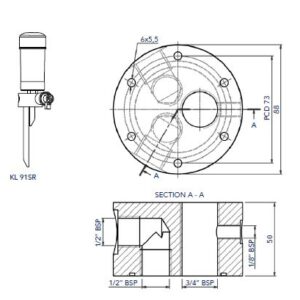 RMF mounting plate KL91SR
